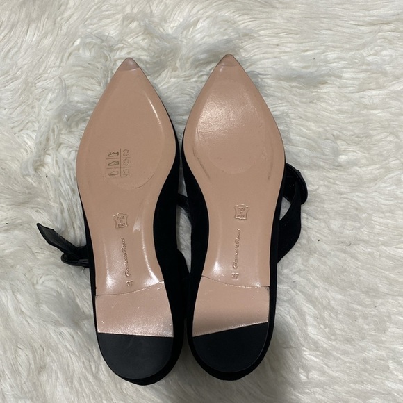 New Gianvito Rossi ankle strap pointed toe flat size 37EU - Picture 5 of 7